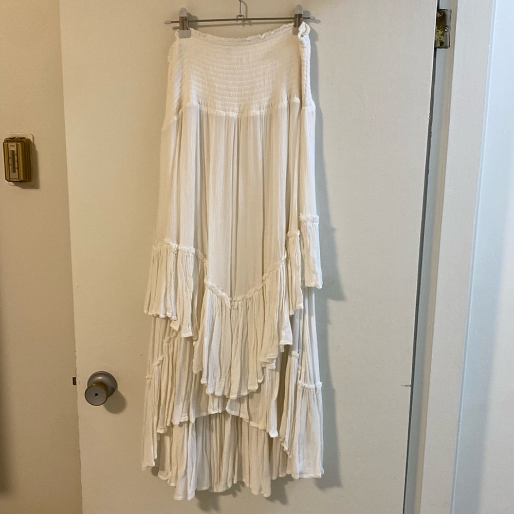 Like new free people gypsy dress/skirt (can be worn both ways) size L